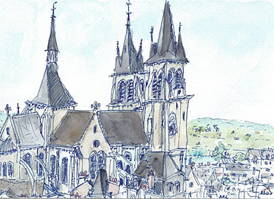 Blois 城からの風景（2010.8.15.）