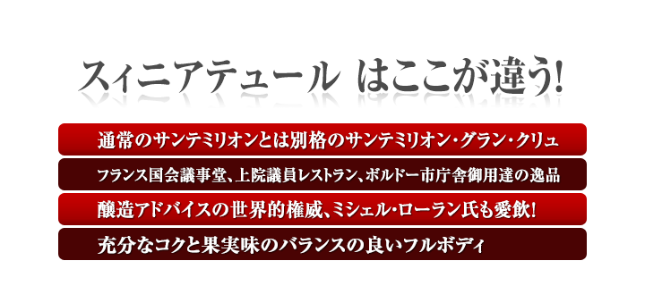 スィニアテュールはここが違う