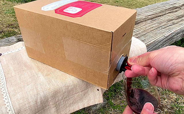 Bag In Box ワインの出し方イメージ