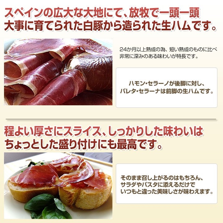 パレタセラーナ商品お薦めポイント