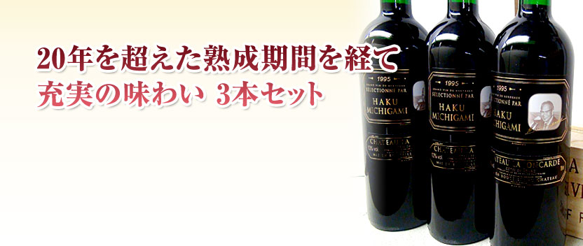黒ラベル1995年×3本セット