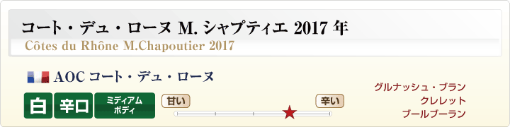 コート・デュ・ローヌ2017年