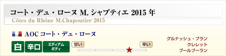 コート・デュ・ローヌ2015年