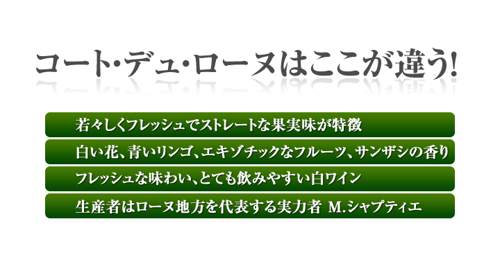 コート・デュ・ローヌはここが違う