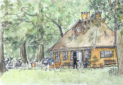 Den Gulle Cottage, Klampenborg (2011.8.21)